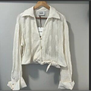 Nanushka NWT off white top